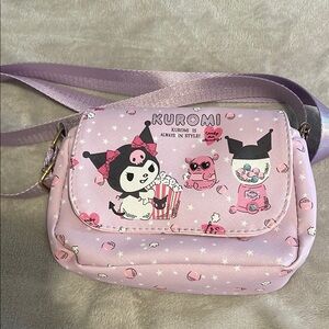 Kuromi Pink Crossbody Bag